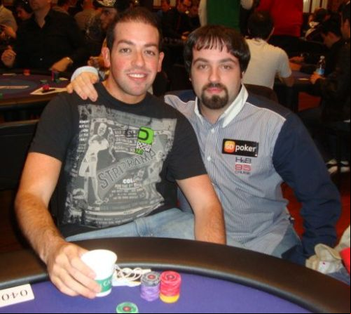 Cristiano con Steve 'GBoro780' Gross all'ultimo EPT Sanremo